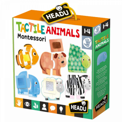 Ludo-Educatif Enfant Tactile Animals Montessori