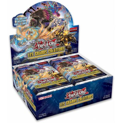 Boite de Boosters Franais Yu-Gi-Oh! 24 Boosters - Les Grands Crateurs