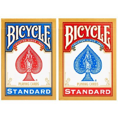 Jeu de Cartes Bicycle Lot de 2 Jeux de 54 cartes - Bicycle - Rider Back Rouge & Bleu