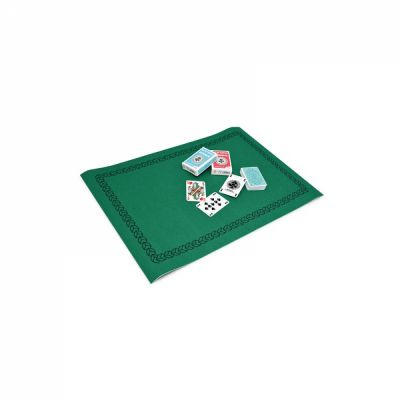 Tapis de Jeu  Tapis de jeu en feutre vert 40x60cm