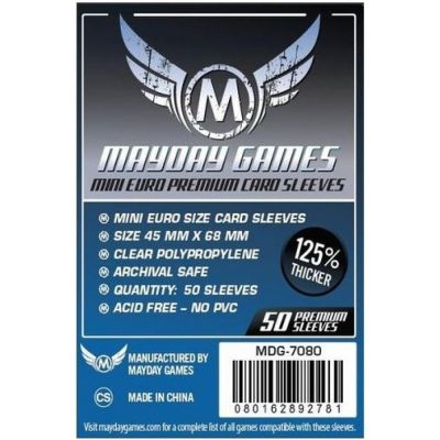 Protges cartes Spciaux  Mayday Games - Mini Euro 45x68mm PREMIUM - par 50