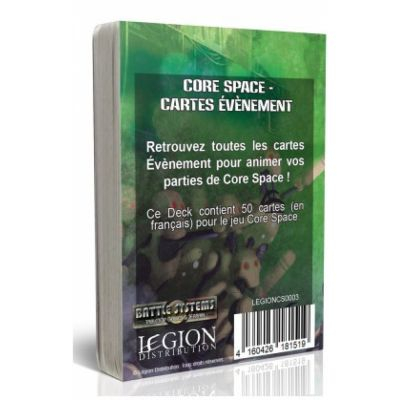 Figurine Stratgie Core Space - Cartes Evnements