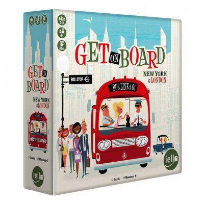 Jeu de Cartes Stratgie Get on Board - London & New York