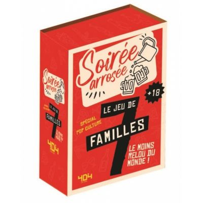 Jeu de Cartes Ambiance Soire arrose : Le Jeu de Familles 18+