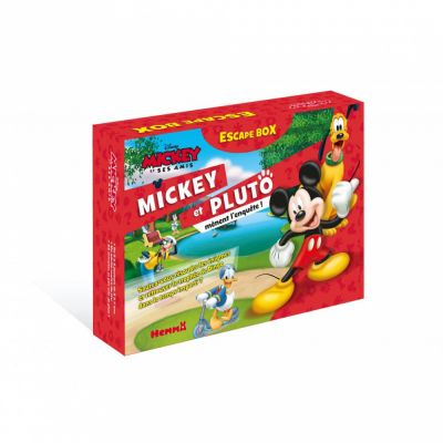 Aventure Coopération  Escape Box Disney - Disney Mickey et ses amis : Mickey et Pluto mènent l'enquête !