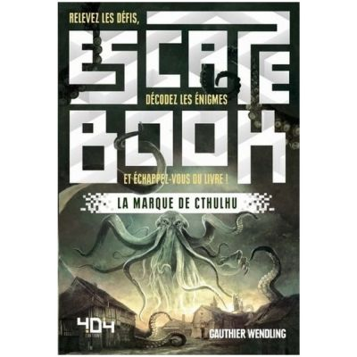 Aventure Coopration Escape Book - La Marque de Cthulhu