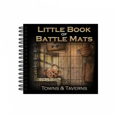 Tapis de Jeu et Wall Scroll Jeu de Rle Little Book of Battle Mats : Towns & Taverns Edition