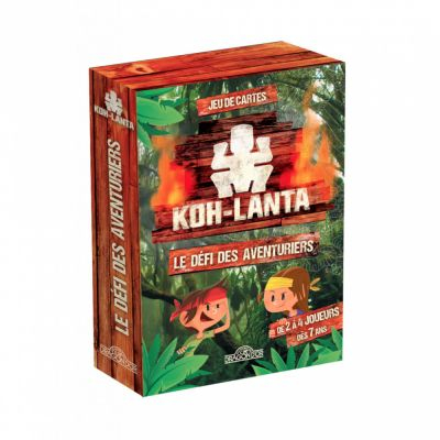 Jeu de Cartes Enfant Koh-Lanta - Le Jeu de Cartes : le Jeu des Aventuriers