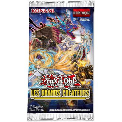 Booster Fran�ais sous Blisters Yu-Gi-Oh! Les Grands Cr�ateurs - blister