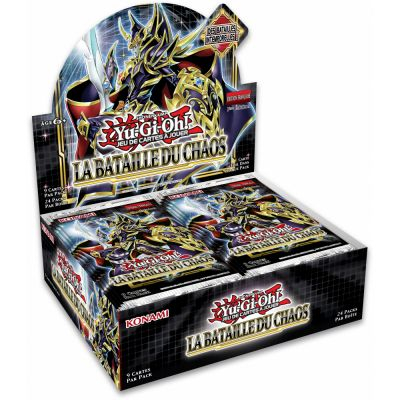 Boite de Boosters Franais Yu-Gi-Oh! 24 Boosters - La Bataille du Chaos