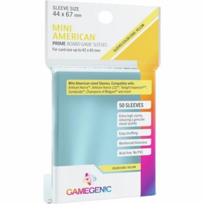 Protges cartes Spciaux  Board Game Sleeves - Mini American (44x67) par 50 Prime