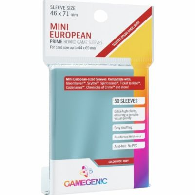 Protèges cartes Spéciaux Matte Board Game Sleeves - Mini European (46x71)  par 50 Anti-Reflets - UltraJeux