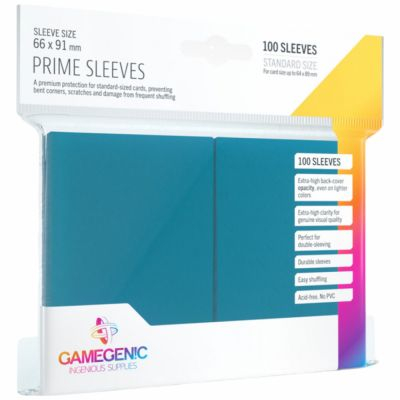 Protges Cartes Standard  100 Pochettes - Prime  - Bleu