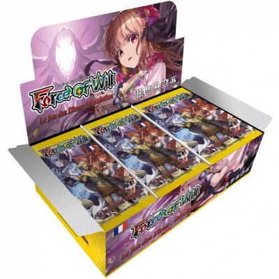 Boite de Boosters Franais Force of Will 36 boosters - D3 - Cluster Duel 3 - Le Jeu des Dieux : Rvolution - Version Francaise