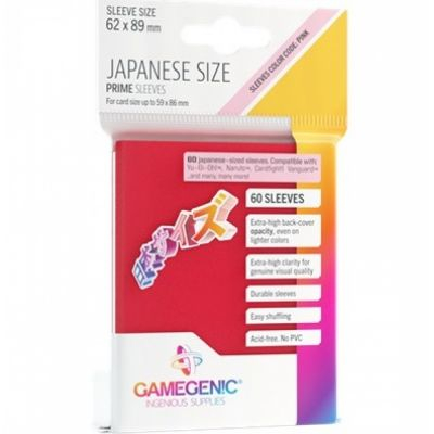Protège-cartes Gamegenic Prime – 50 Sleeves Transparents Brillants, Format Standard Européen 62x94mm, Pour Jeux De Société