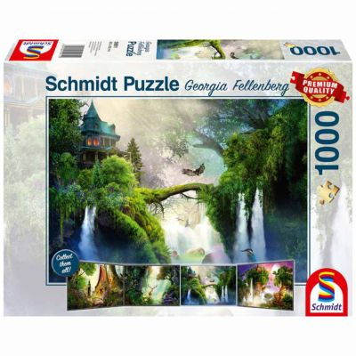  Rflexion Puzzle Schmidt : SOURCE ENCHANTE 1000 pices