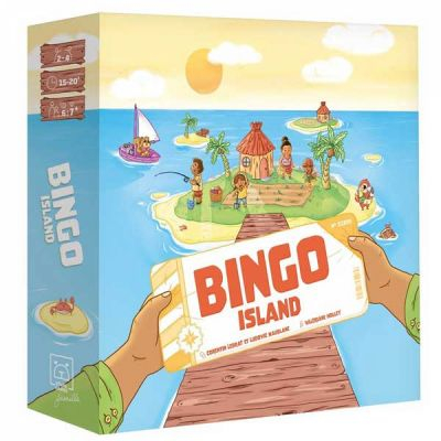 Jeu de Plateau Deck-building Bingo Island