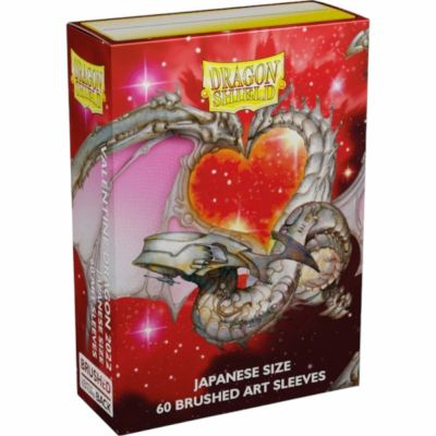 Protges Cartes Format JAP  Art Sleeves Matte - Valentine Dragon 2022 - par 60