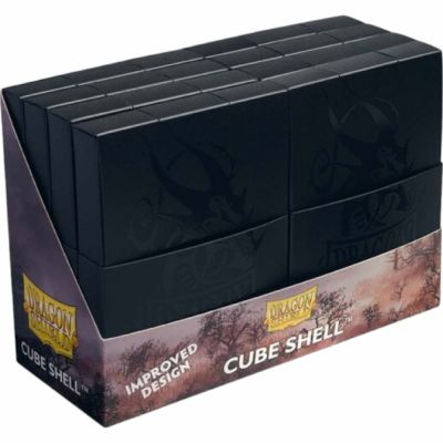Deck Box et Rangement  Dragon Shield: Cube Shell Box  Shadow Black