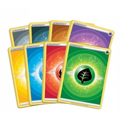 Cartes Spéciales Pokémon Lot de 45 Energies Epée et Bouclier Version 2 (mixte)