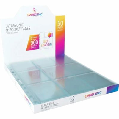 Classeur / Feuilles  Lot De 50 Feuilles De Classeur - Ultrasonic - 9 Cases  - Sideload - Transparent