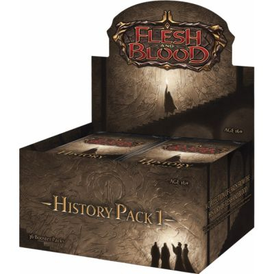 Boite de Boosters Franais Flesh and Blood History Pack 1 Deluxe - Bote de 36 Boosters