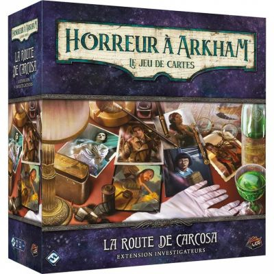 Jeu de Plateau Aventure Horreur  Arkham : Le Jeu de Cartes - La route de Carcosa : Extension Investigateurs