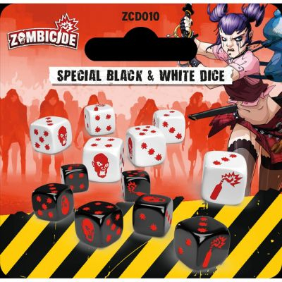 Jeu de Rle  Zombicide : Ds Spciaux Noirs et Blanc