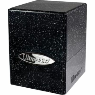 Deck Box et Rangement  Ultra Pro - Satin Cube - Glitter Black