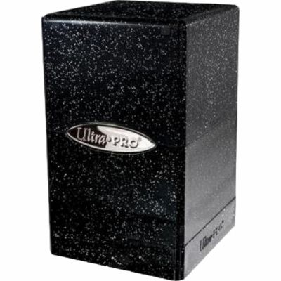 Deck Box  Ultra Pro - Satin Tower - Glitter Black