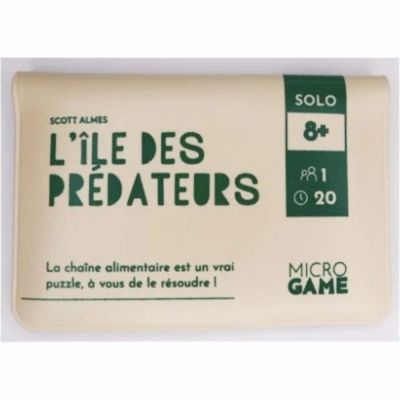 Jeu de Cartes Gestion Microgame - L'le des Prdateurs