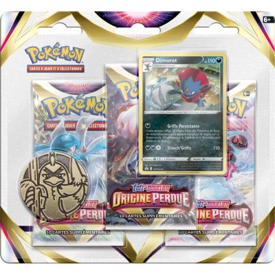 Tripack 3 Boosters Pokmon EB11 - Epe et Bouclier 11 - Origine Perdue - Dimoret