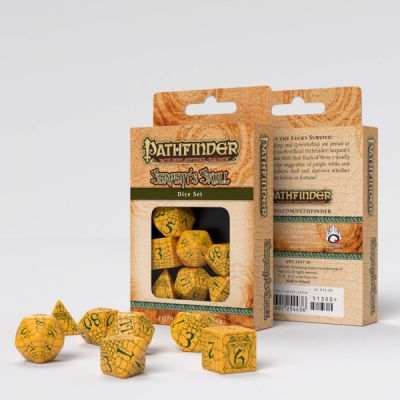 Ds et Gemmes Jeu de Rle Set de Ds Pathfinder - Serpent's Skull