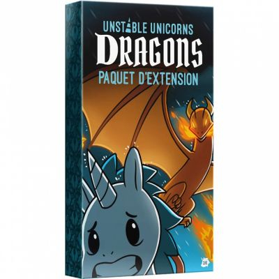 Jeu de Cartes Stratgie Unstable Unicorns - Extension - Dragons