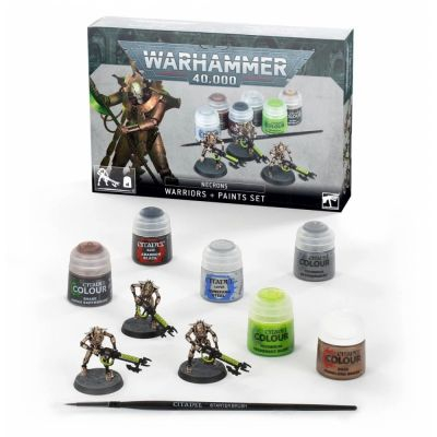 Figurine Warhammer 40.000 Warhammer 40.000 - Necrons : Warriors + Paints Set