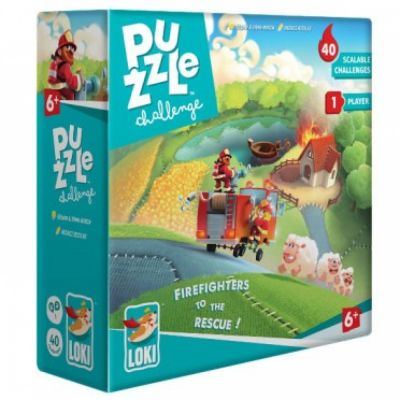 Ludo-Educatif Enfant Puzzle Challenge - Pompiers  la Rescousse !