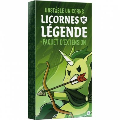 Jeu de Cartes Stratgie Unstable Unicorns - Extension - Licornes de Lgendes