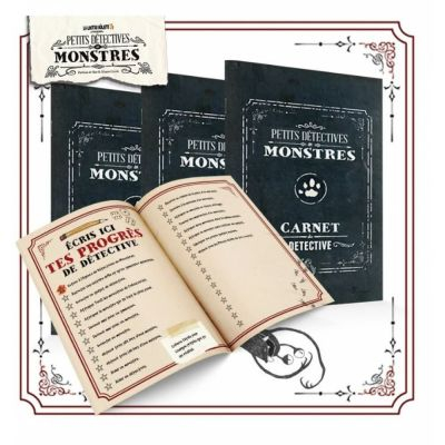 Jeu de Rle Enfant Petits Dtectives de Monstres - Carnets de Dtective