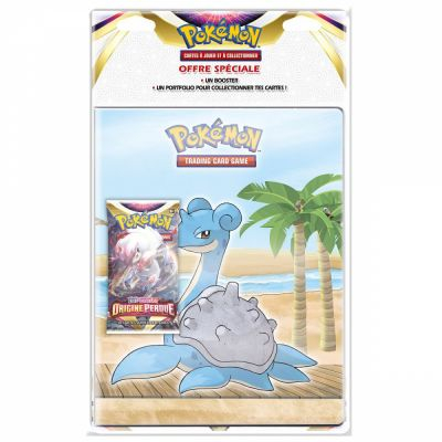 Portfolio A4 - 9 cases Pokmon Lokhlass - A4 - 9 Cases + 1 Booster Epe et Bouclier EB11