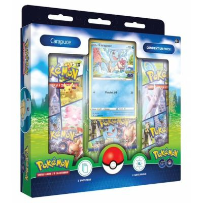 Coffret 3 Boosters Pokmon Pokmon GO EB10.5 - Pin's - Carapuce