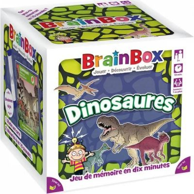 Jeu de Cartes Rflexion BrainBox: Dinosaures