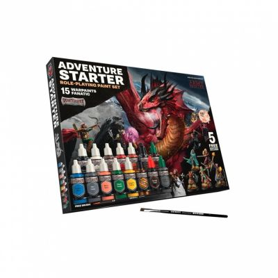   Army Painter - Adventure Starter Fanatic Paint Set - 5 mini offertes !