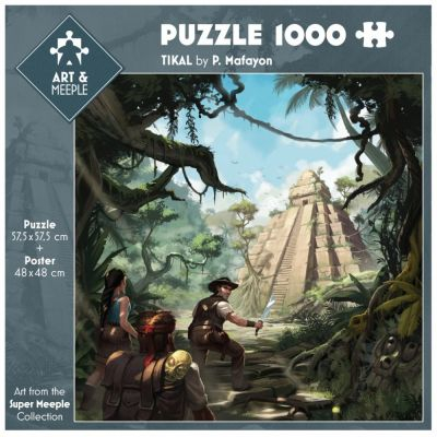 Rflxion Classique Art & Meeple  Puzzle Tikal - 1000 pices
