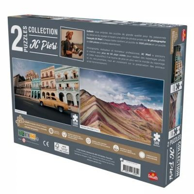  Rflexion Puzzle JC Pieri - La Havanne 1000 PCS & Rainbow Mountain 500 PCS