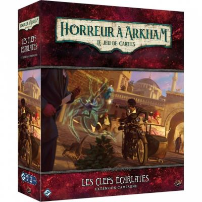 Deck-Building Aventure Horreur  Arkham : Le Jeu de Cartes - Les Clefs carlates - Campagne