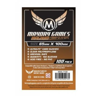 Protèges cartes Spéciaux  Mayday - Magnum Large Sleeves - 65x100mm - par 100