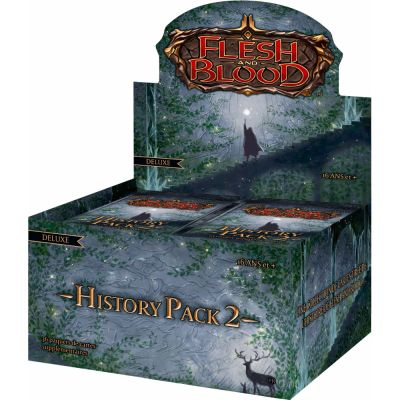 Boite de Boosters Franais Flesh and Blood History Pack 2 Deluxe - Bote de 36 Boosters