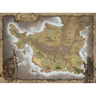 Tapis de Jeu et Wall Scroll Jeu de Rle Insectopia - Cartes Entoma