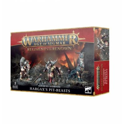 Figurine Best-Seller Warhammer Age of Sigmar - Slaves to Darkness : Hargax's Pit-Beasts (Regiment of Renown) 