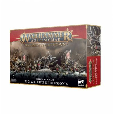Figurine Warhammer Age of Sigmar Warhammer Age of Sigmar - Orruk Warclans : Big Grikk's Kruleshots (Regiments of Renown)